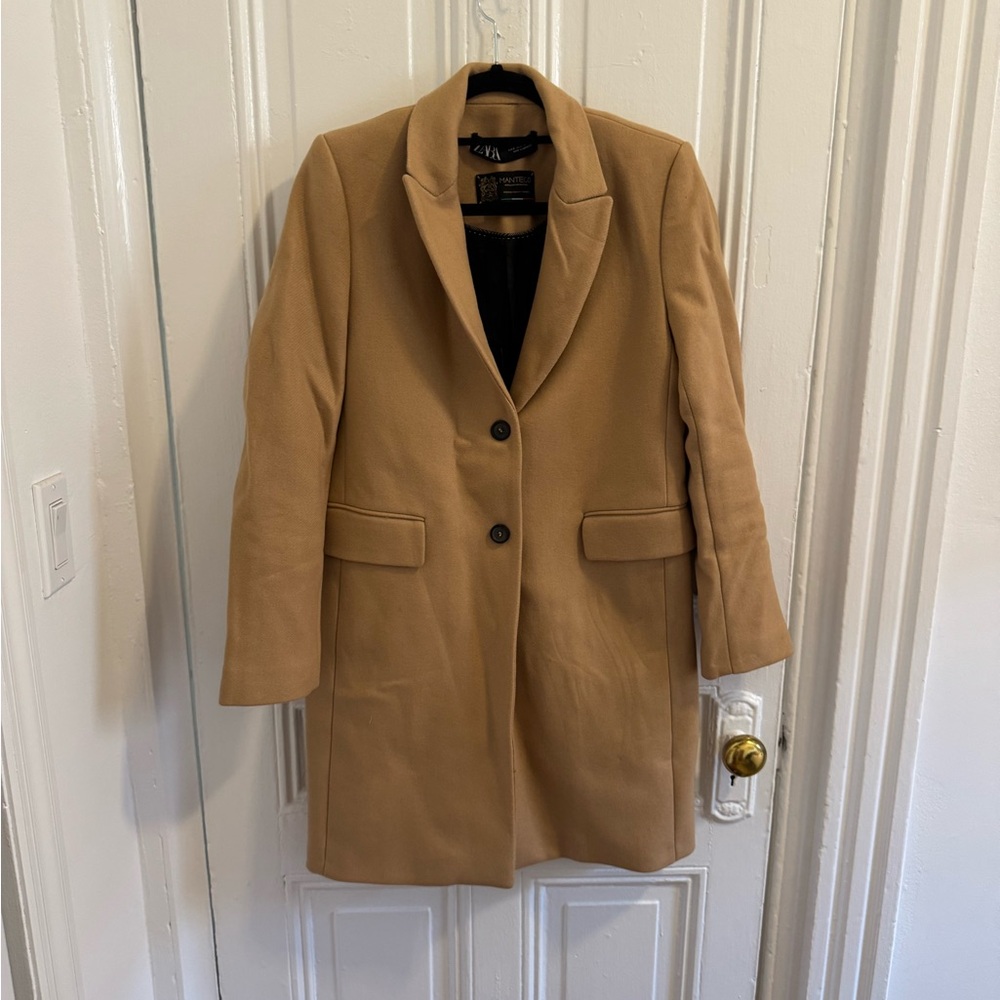 Zara Women's Camel Trench Coat